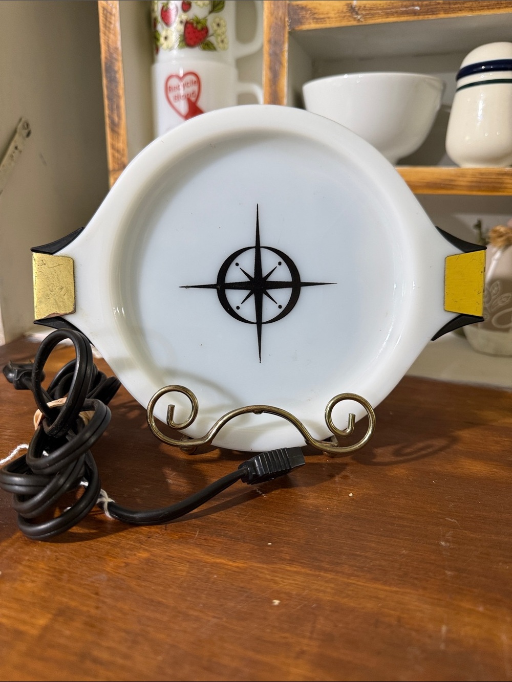 Pyrex electric server warming plate compass carafe warmer